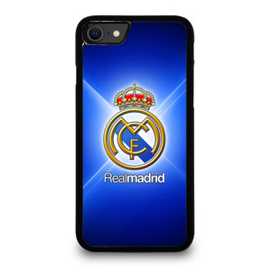REAL MADRID LOGO BLUE LIGHT iPhone SE 2020 Case