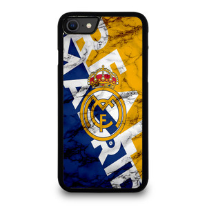 REAL MADRID MARBLE ART LOGO iPhone SE 2020 Case