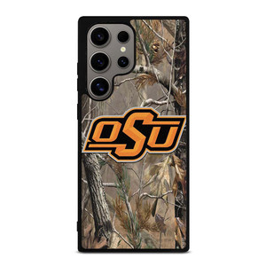 OKLAHOMA STATE UNIVERSITY CAMO LEAF Samsung Galaxy S24 Ultra Case