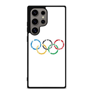 OLYMPIC RINGS LOGO BRUSHED Samsung Galaxy S24 Ultra Case