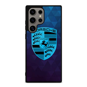 PORSCHE CAR BLUE LOGO Samsung Galaxy S24 Ultra Case PORSCHE CAR BLUE LOGO Samsung Galaxy S24 Ultra Case
