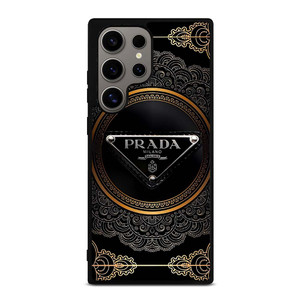 PRADA MILANO BLACK GOLD Samsung Galaxy S24 Ultra Case PRADA MILANO BLACK GOLD Samsung Galaxy S24 Ultra Case