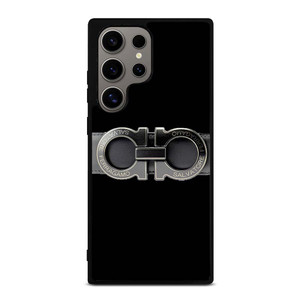 SALVATORE FERRAGAMO BELT BLACK Samsung Galaxy S24 Ultra Case SALVATORE FERRAGAMO BELT BLACK Samsung Galaxy S24 Ultra Case