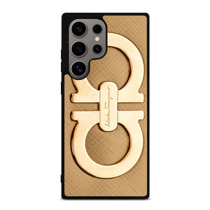 SALVATORE FERRAGAMO GOLD LOGO Samsung Galaxy S24 Ultra Case