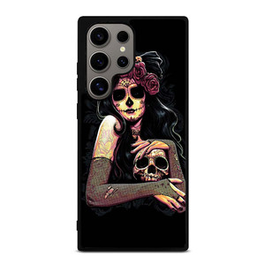 SUGAR SKULL TATTOO GIRL Samsung Galaxy S24 Ultra Case SUGAR SKULL TATTOO GIRL Samsung Galaxy S24 Ultra Case