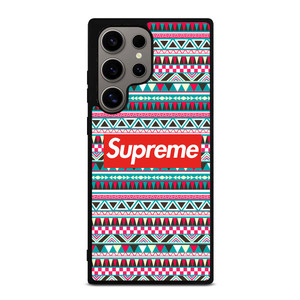 SUPREME AZTEC PATTERN Samsung Galaxy S24 Ultra Case