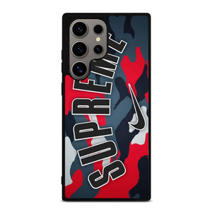 SUPREME X NIKE RED CAMO Samsung Galaxy S24 Ultra Case