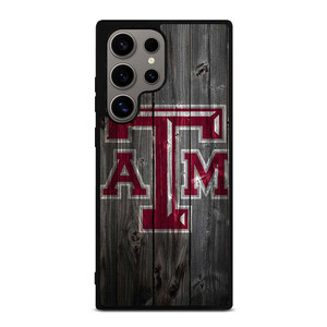 TEXAS AGGIES WOODEN LOGO Samsung Galaxy S24 Ultra Case