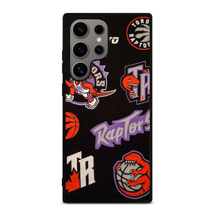 TORONTO RAPTORS LOGO COLLAGE Samsung Galaxy S24 Ultra Case