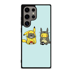 TOTORO X PIKACHU CARTOON Samsung Galaxy S24 Ultra Case TOTORO X PIKACHU CARTOON Samsung Galaxy S24 Ultra Case