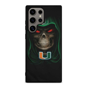 UM MIAMI HURRICANES SKULL Samsung Galaxy S24 Ultra Case UM MIAMI HURRICANES SKULL Samsung Galaxy S24 Ultra Case