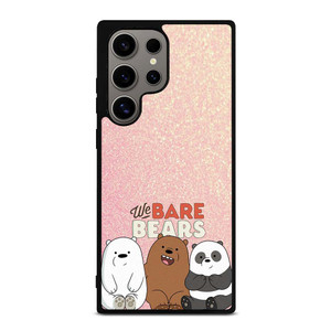WE BARE BEARS PINK GILTTER Samsung Galaxy S24 Ultra Case
