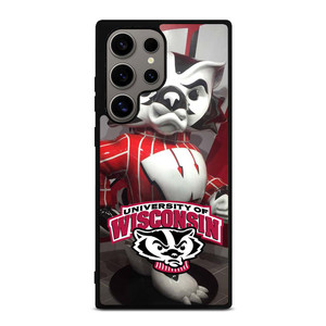 WISCONSIN BADGER MASCOT Samsung Galaxy S24 Ultra Case WISCONSIN BADGER MASCOT Samsung Galaxy S24 Ultra Case