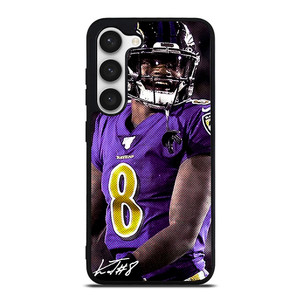 LAMAR JACKSON BALTIMORE RAVENS SIGNATURE  Samsung Galaxy S23 Case