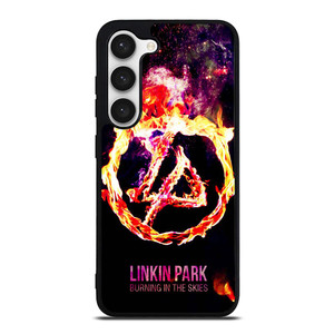LINKIN PARK LOGO BURNING IN THE SKIES  Samsung Galaxy S23 Case
