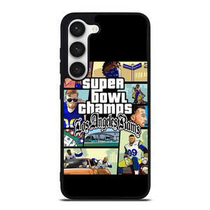 LOS ANGELES RAMS CHAMPIONS CARTOON  Samsung Galaxy S23 Case