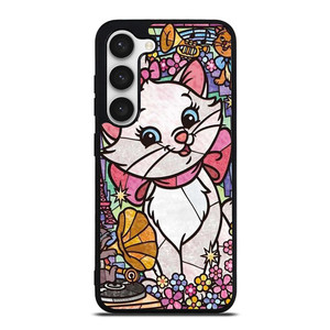 MARIE THE ARISTOCATS CAT STENED GLASS  Samsung Galaxy S23 Case