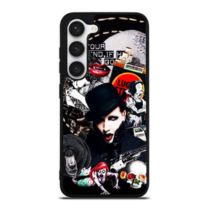 MARILYN MANSON GOTH COLLAGE  Samsung Galaxy S23 Case