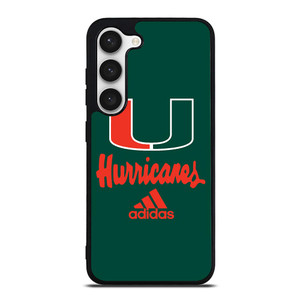 MIAMI HURRICANES GREEN LOGO Samsung Galaxy S23 Case MIAMI HURRICANES GREEN LOGO Samsung Galaxy S23 Case