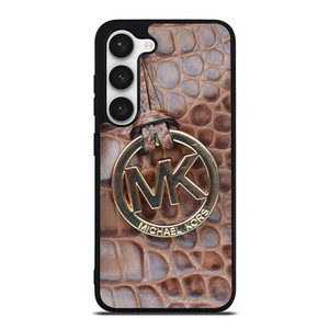 MICHAEL KORS BROWN LEATHER Samsung Galaxy S23 Case MICHAEL KORS BROWN LEATHER Samsung Galaxy S23 Case