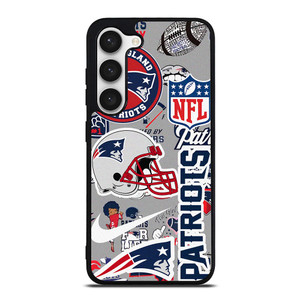 NEW ENGLAND PATRIOTS NFL STICKER BOMB Samsung Galaxy S23 Case NEW ENGLAND PATRIOTS NFL STICKER BOMB Samsung Galaxy S23 Case