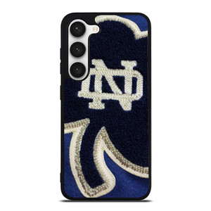 NOTRE DAME BLUE SHAMROCK LOGO Samsung Galaxy S23 Case NOTRE DAME BLUE SHAMROCK LOGO Samsung Galaxy S23 Case
