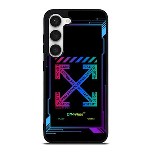OFF WHITE BLACK NEBULA  Samsung Galaxy S23 Case OFF WHITE BLACK NEBULA  Samsung Galaxy S23 Case