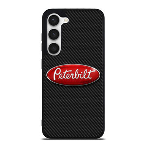 PETERBILT TRUCK LOGO CARBON  Samsung Galaxy S23 Case PETERBILT TRUCK LOGO CARBON  Samsung Galaxy S23 Case