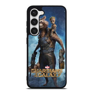 ROCKET RACCOON AND BABY GROOT Samsung Galaxy S23 Case ROCKET RACCOON AND BABY GROOT Samsung Galaxy S23 Case