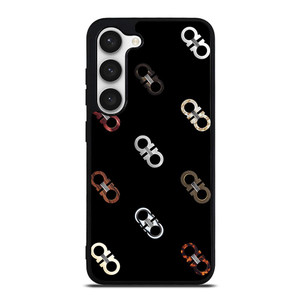 SALVATORE FERRAGAMO LOGO PATTERN Samsung Galaxy S23 Case SALVATORE FERRAGAMO LOGO PATTERN Samsung Galaxy S23 Case