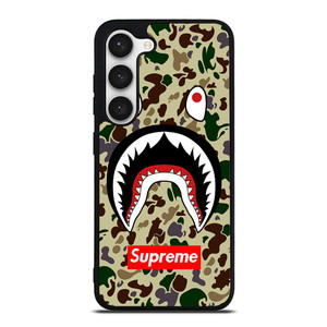 SHARK CAMO BATHING APE SUPREME  Samsung Galaxy S23 Case SHARK CAMO BATHING APE SUPREME  Samsung Galaxy S23 Case