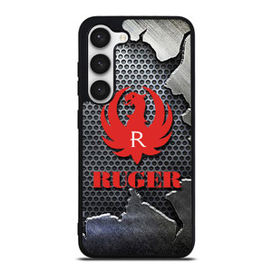 STURM RUGER FIREARM METAL LOGO 2 Samsung Galaxy S23 Case STURM RUGER FIREARM METAL LOGO 2 Samsung Galaxy S23 Case