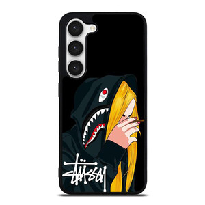 STUSSY BAPE SHARK  Samsung Galaxy S23 Case