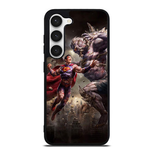SUPERMAN VS DOOMSDAY ART Samsung Galaxy S23 Case SUPERMAN VS DOOMSDAY ART Samsung Galaxy S23 Case