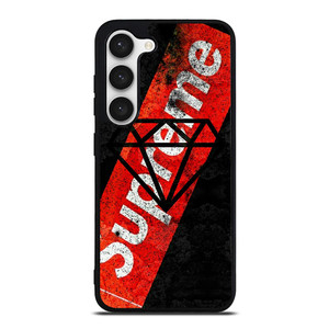 SUPREME DIAMOND SUPPLY CO BLACK Samsung Galaxy S23 Case SUPREME DIAMOND SUPPLY CO BLACK Samsung Galaxy S23 Case