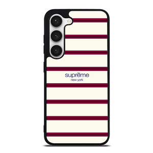 SUPREME NEW YORK RED STRIPE Samsung Galaxy S23 Case SUPREME NEW YORK RED STRIPE Samsung Galaxy S23 Case