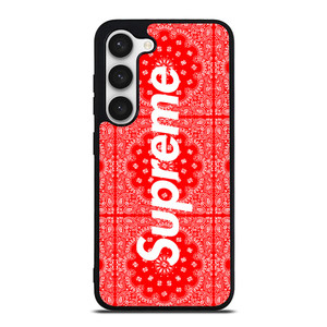 SUPREME RED BANDANA Samsung Galaxy S23 Case SUPREME RED BANDANA Samsung Galaxy S23 Case