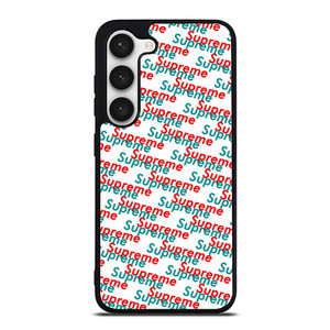 SUPREME RED BLUE PATTERN  Samsung Galaxy S23 Case SUPREME RED BLUE PATTERN  Samsung Galaxy S23 Case