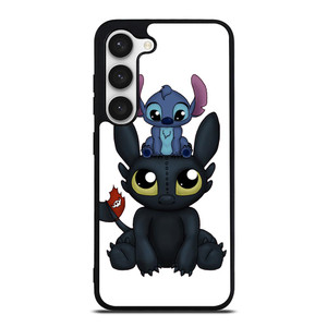 TOOTHLESS AND STITCH CARTOON  Samsung Galaxy S23 Case TOOTHLESS AND STITCH CARTOON  Samsung Galaxy S23 Case