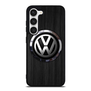 VW VOLKSWAGEN WOODEN EMBLEM Samsung Galaxy S23 Case VW VOLKSWAGEN WOODEN EMBLEM Samsung Galaxy S23 Case