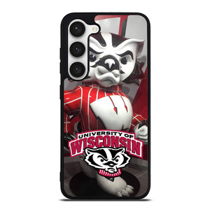 WISCONSIN BADGER MASCOT  Samsung Galaxy S23 Case WISCONSIN BADGER MASCOT  Samsung Galaxy S23 Case