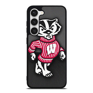 WISCONSIN BADGERS FOOTBALL MASCOT Samsung Galaxy S23 Case WISCONSIN BADGERS FOOTBALL MASCOT Samsung Galaxy S23 Case