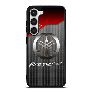 YAMAHA REVS YOUR HEART METAL LOGO Samsung Galaxy S23 Case YAMAHA REVS YOUR HEART METAL LOGO Samsung Galaxy S23 Case
