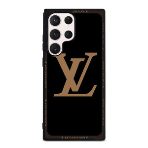 LOUIS VUITTON ROUND BLACK Samsung Galaxy S23 Ultra Case