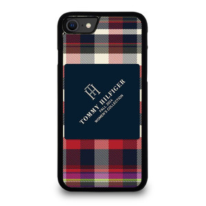 TOMMY HILFIGER RED BLACK PATTERN iPhone SE 2020 Case TOMMY HILFIGER RED BLACK PATTERN iPhone SE 2020 Case
