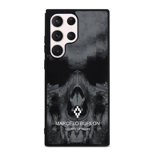 MARCELO BURLON SKULL LOGO Samsung Galaxy S23 Ultra Case MARCELO BURLON SKULL LOGO Samsung Galaxy S23 Ultra Case