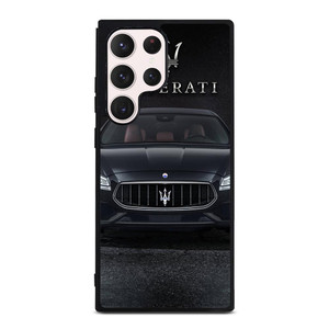 MASERATI CAR BLACK LOGO Samsung Galaxy S23 Ultra Case