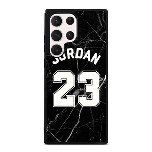 MICHAEL JORDAN 23 BLACK MARBLE Samsung Galaxy S23 Ultra Case