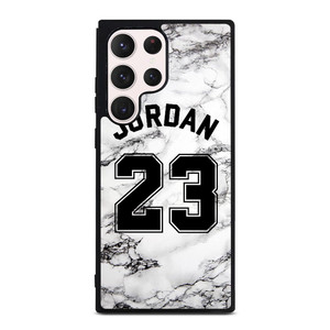 MICHAEL JORDAN 23 WHITE MARBLE Samsung Galaxy S23 Ultra Case