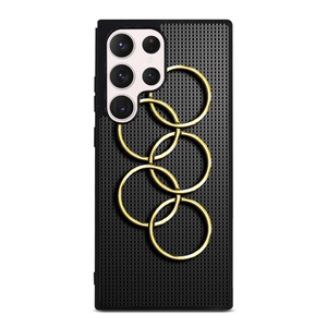 OLYMPIC RINGS GOLD CARBON Samsung Galaxy S23 Ultra Case